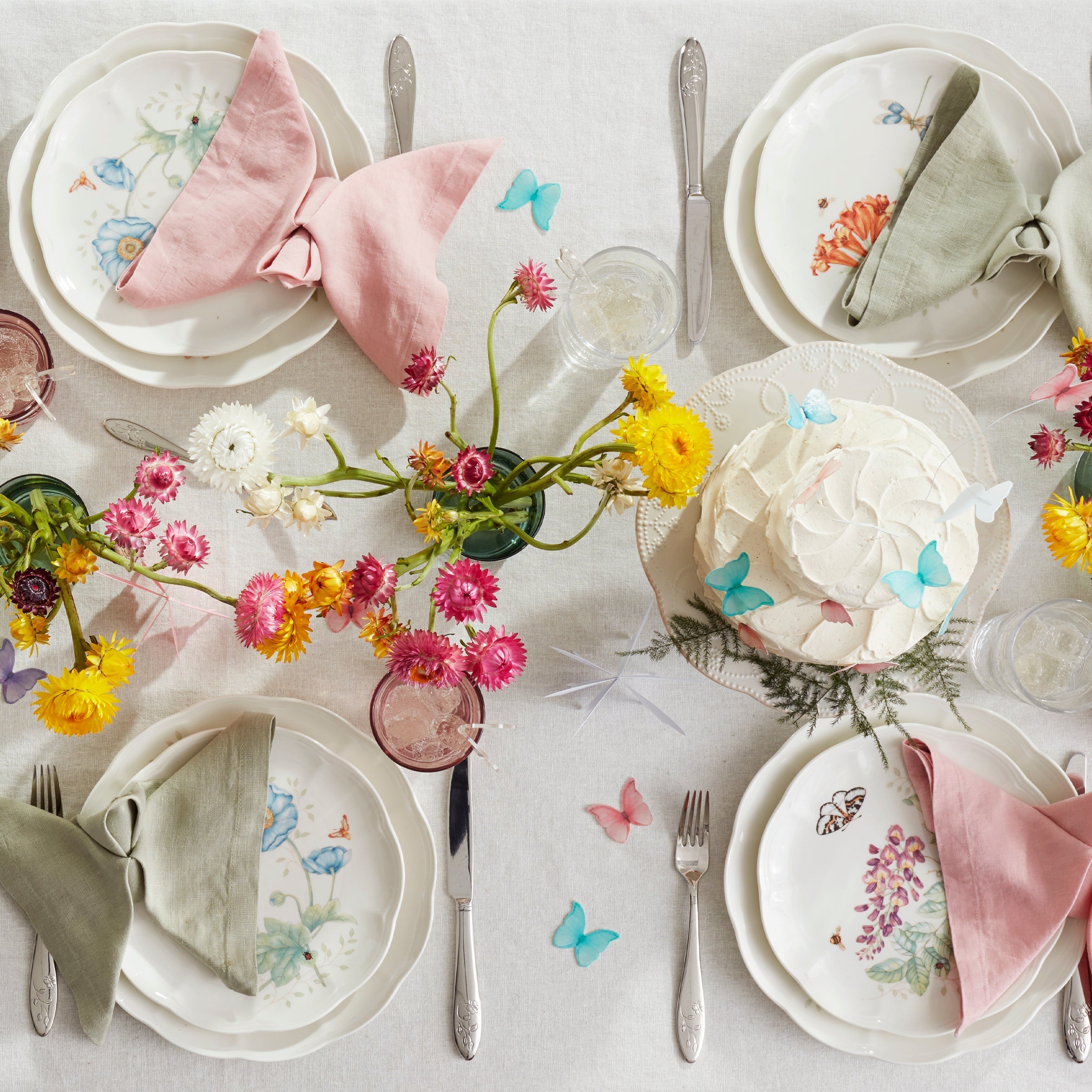 Lenox Westmore Butterfly Meadow 28-Piece Dinnerware Set - Image 7