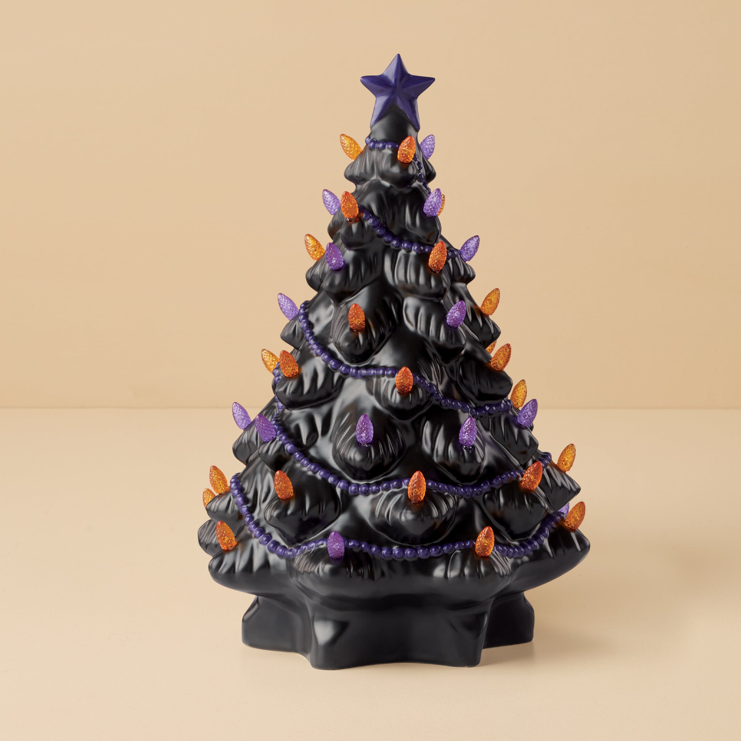 Lenox Westmore Treasured Traditions Black Lit Tree Figurine - Image 2
