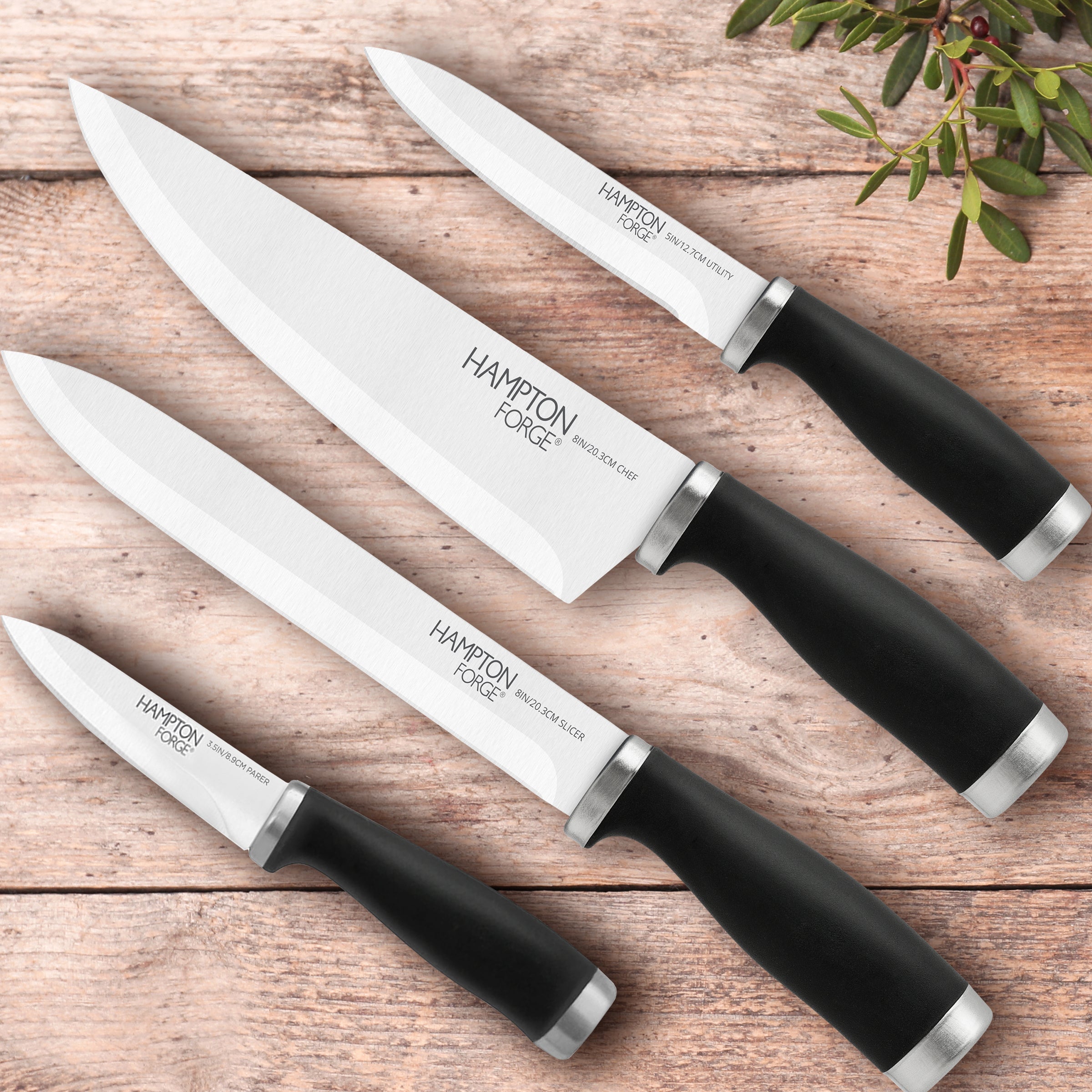 Lenox Westmore Epicure Black 4-Piece Soft-Grip Cutlery Set - Image 2