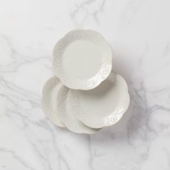 Lenox Westmore French Perle White 4-Piece Dessert Set