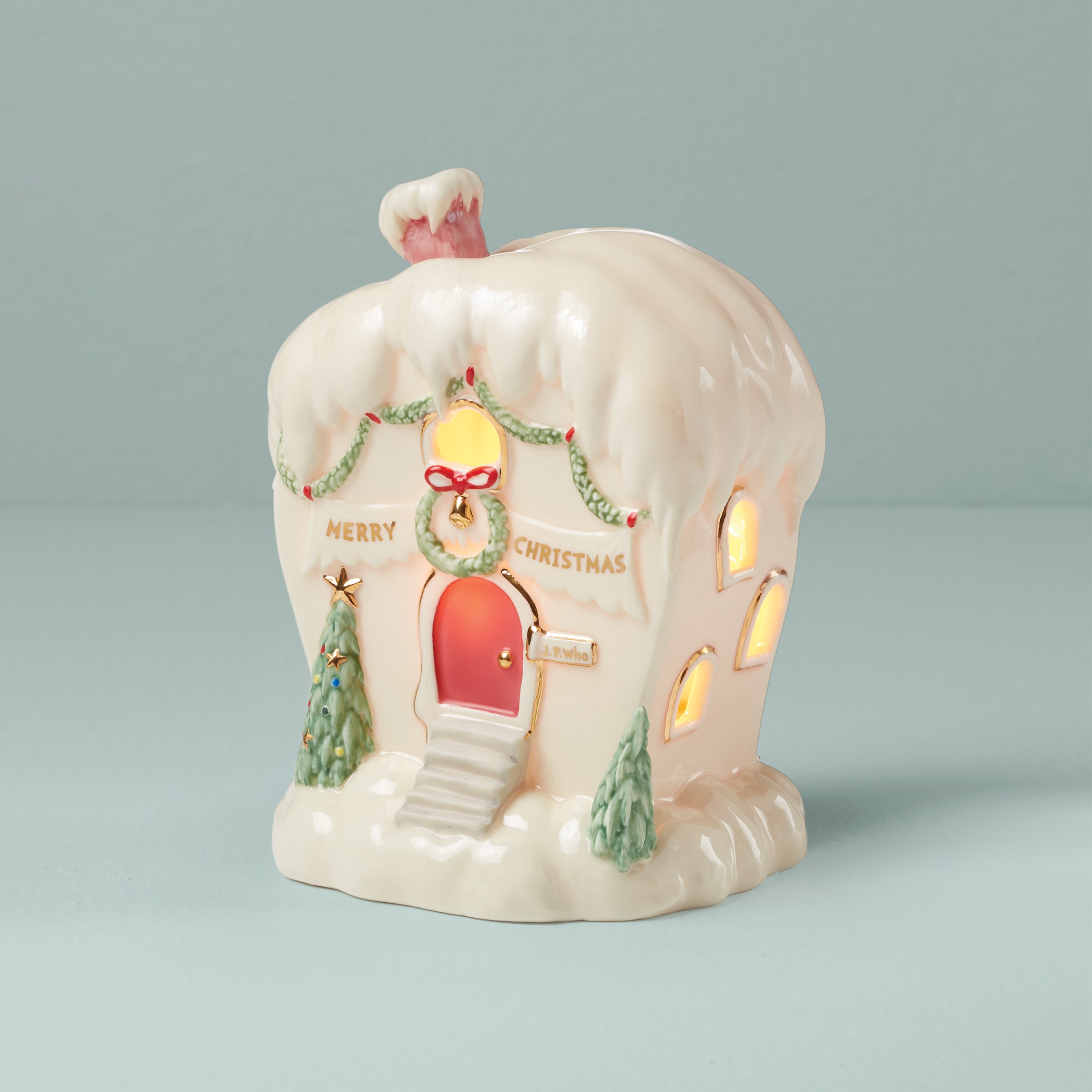 Lenox Westmore Who-Ville The House of J.P. Who Lit Figurine
