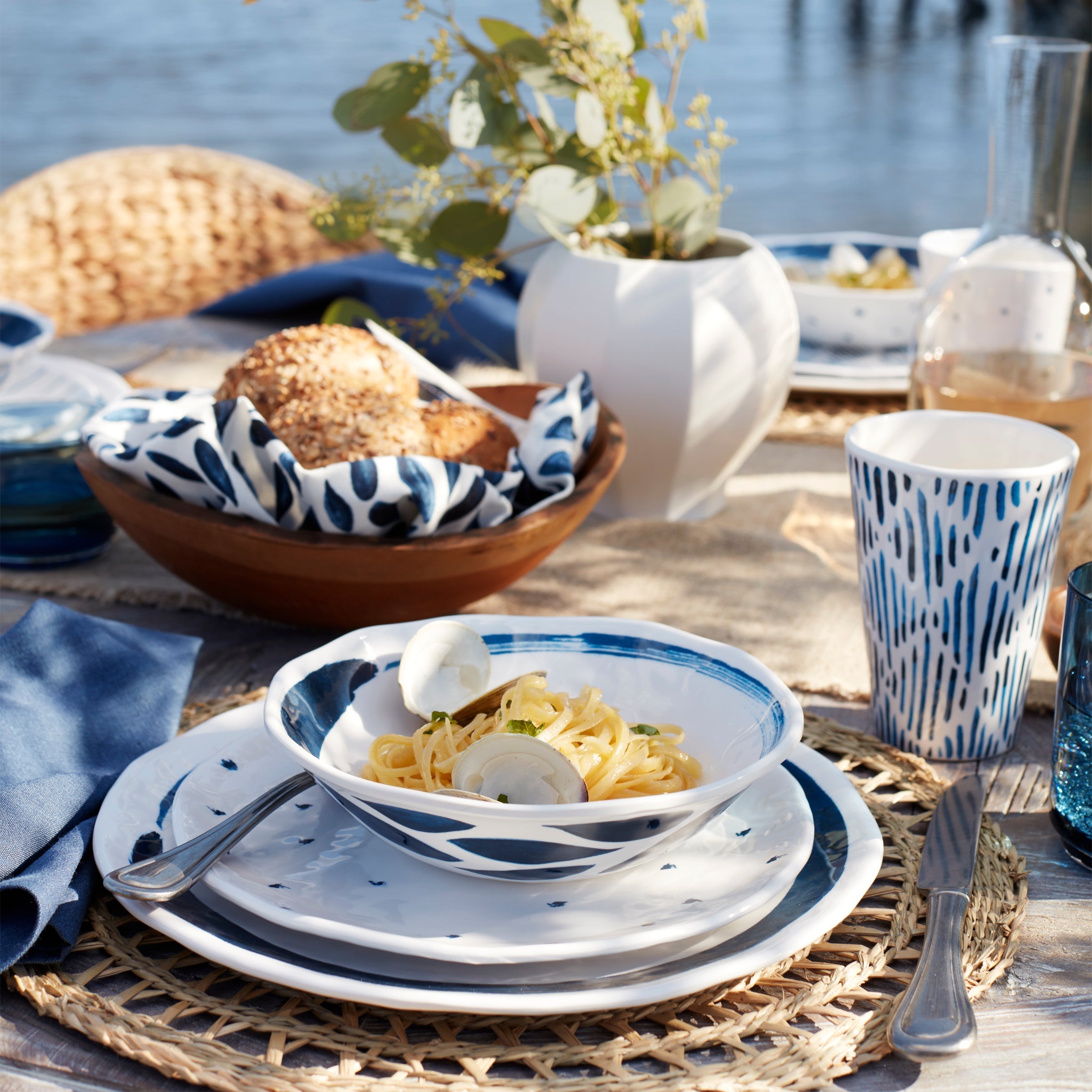 Lenox Westmore Blue Bay Melamine Assorted Accent Plates, Set of 4 - Image 10