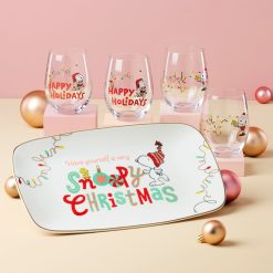 Alternative view of Lenox Westmore Snoopy Christmas Hors d'Oeuvre Tray