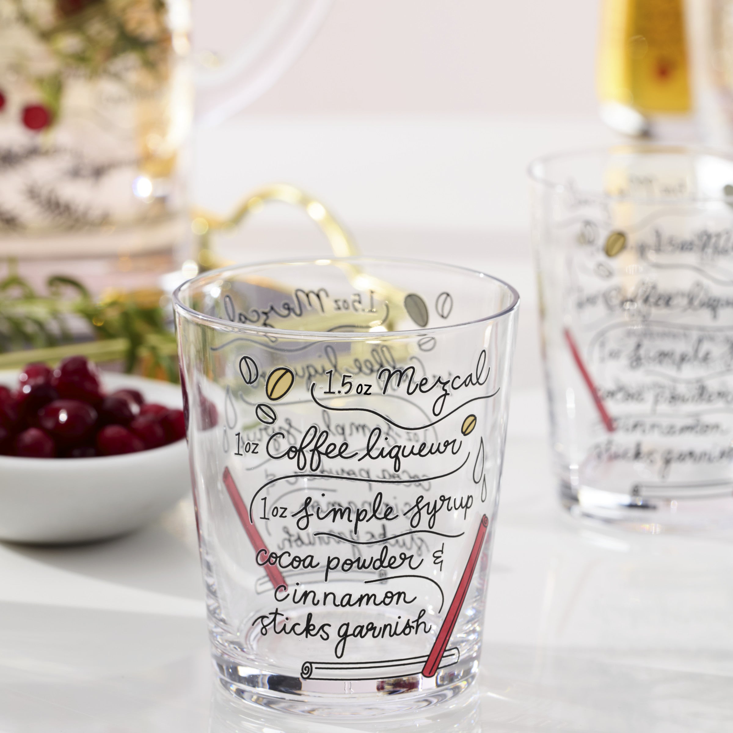 Lenox Westmore Make Merry Double Old Fashion Glasses, Set of 4 - Image 2