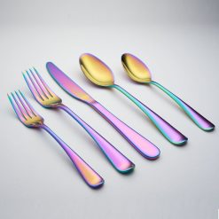 Lenox Westmore Rhiannon Rainbow Mirror 20-Piece Flatware Set