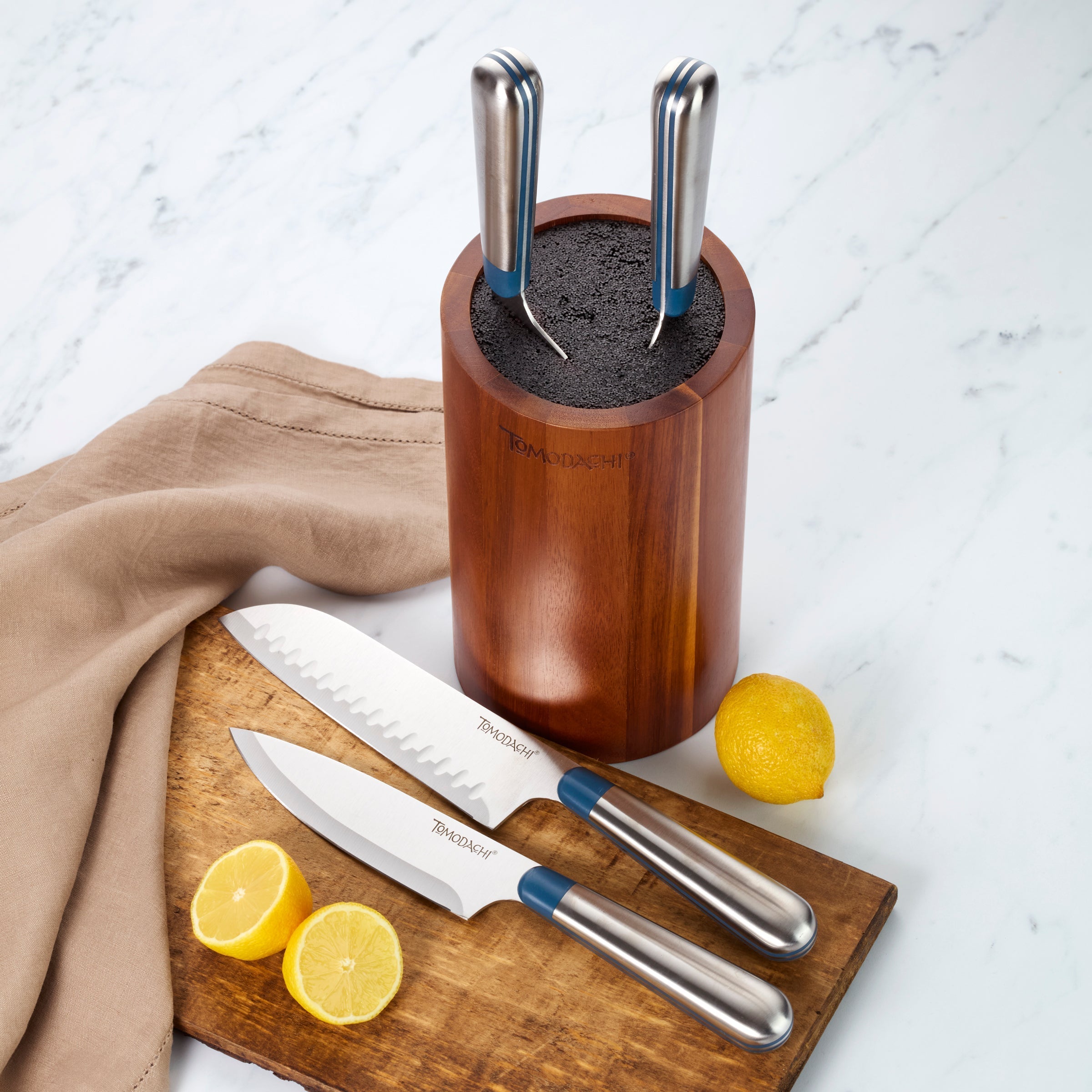 Lenox Westmore Keen Acacia 5-Piece Bristle Cutlery Block Set - Image 5