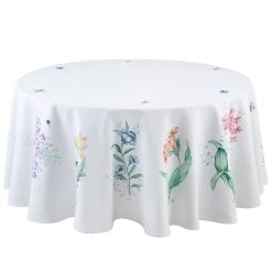 Lenox Westmore Butterfly Meadow Garden 70x70 Round Tablecloth