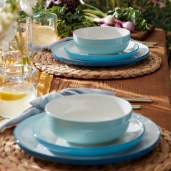 Alternative view of Lenox Westmore 24 Seven Colors Turquoise 12-Piece Dinnerware Set