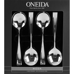 Lenox Westmore Moda Soup Spoons, Set of 4
