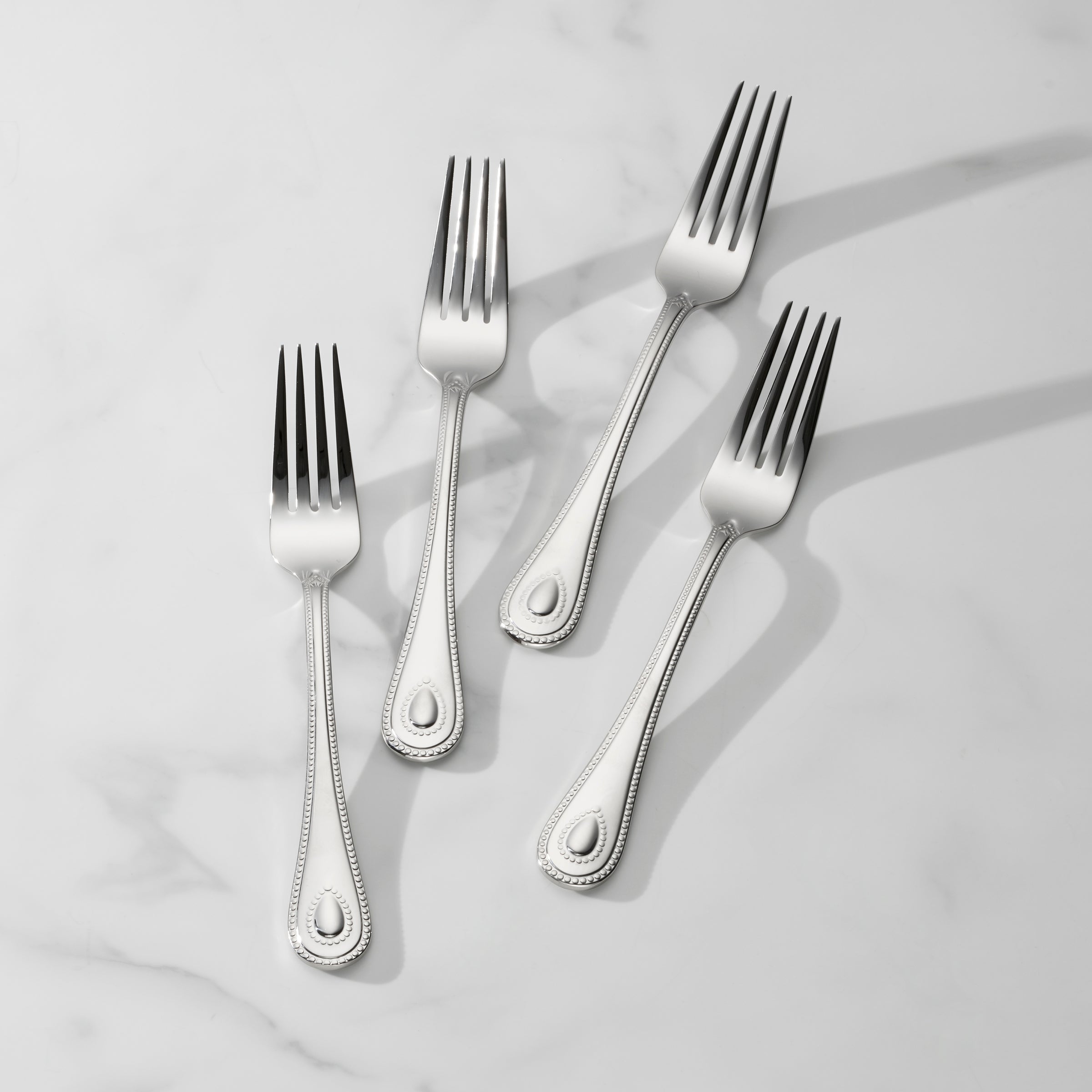 Lenox Westmore French Perle Dinner Forks, Set of 4