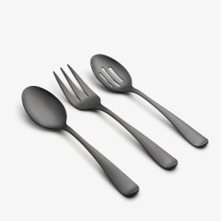 Alternative view of Lenox Westmore Rhiannon Black Satin 45-Piece Flatware Set