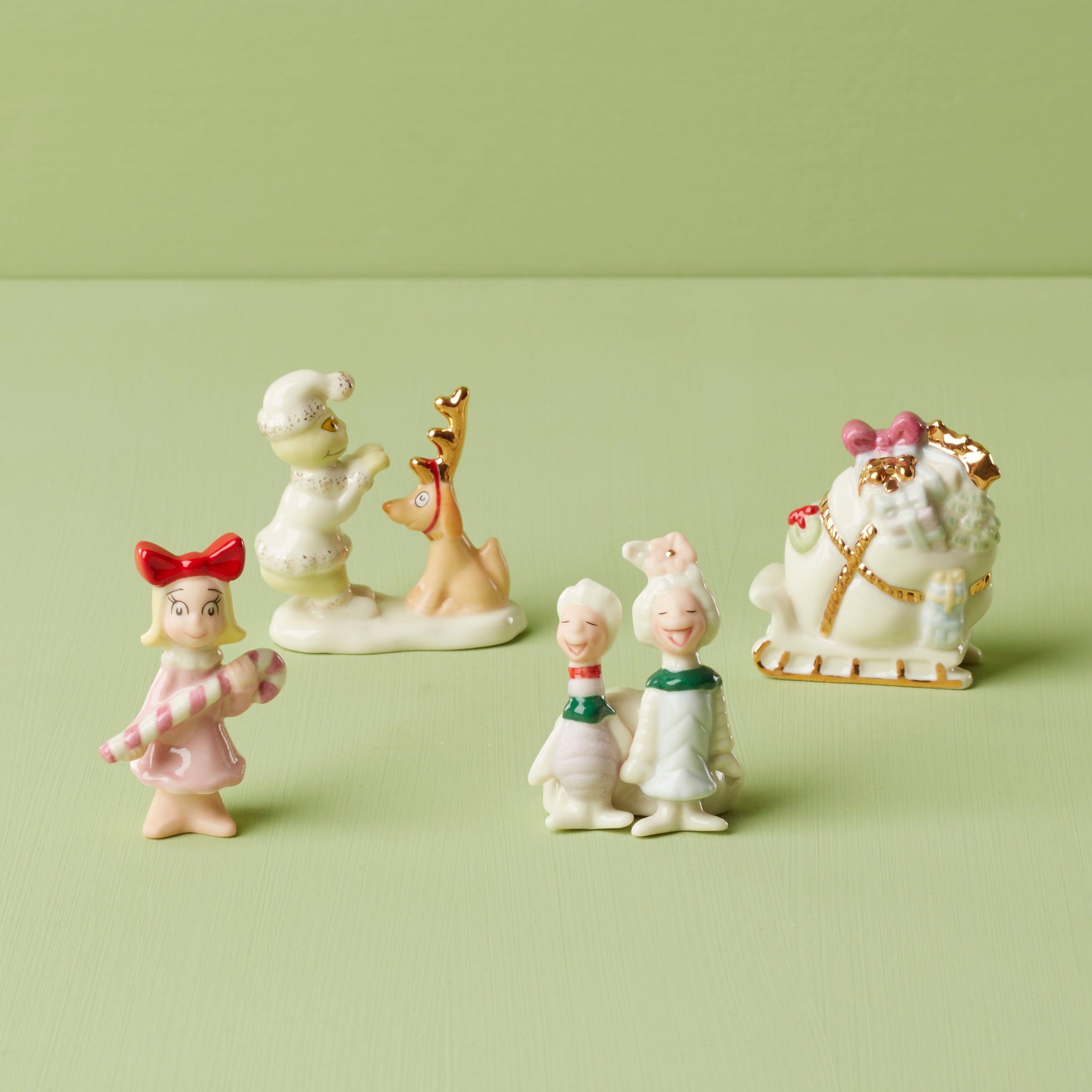 Lenox Westmore Who-Ville Accessories 4-Piece Figurine Set