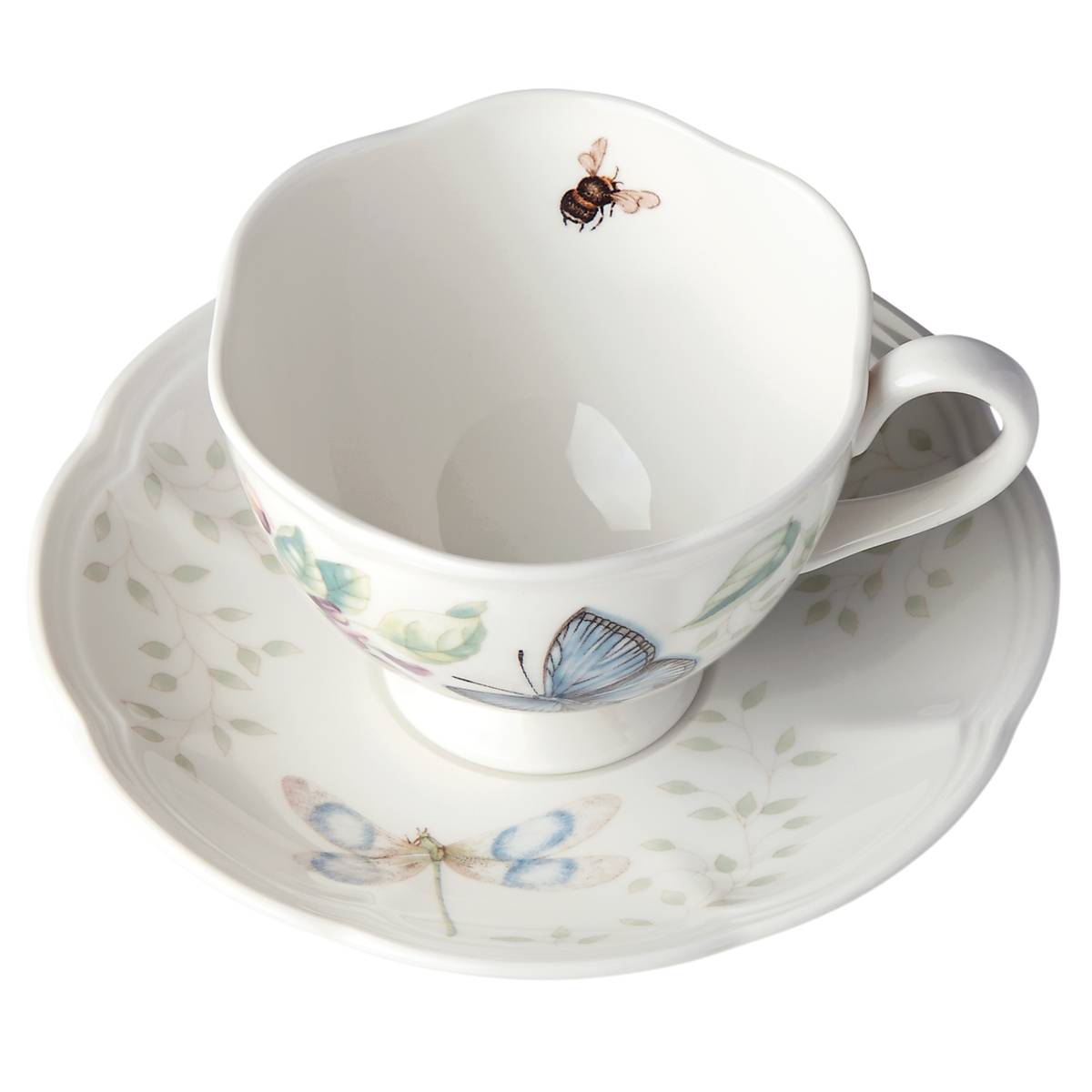 Lenox Westmore Butterfly Meadow Blue Cup & Saucer - Image 3
