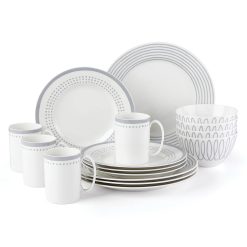 Lenox Westmore Charlotte Street East Slate 16-Piece Dinnerware Set