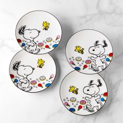 Lenox Westmore Chef Snoopy Accent Plates, Set of 4