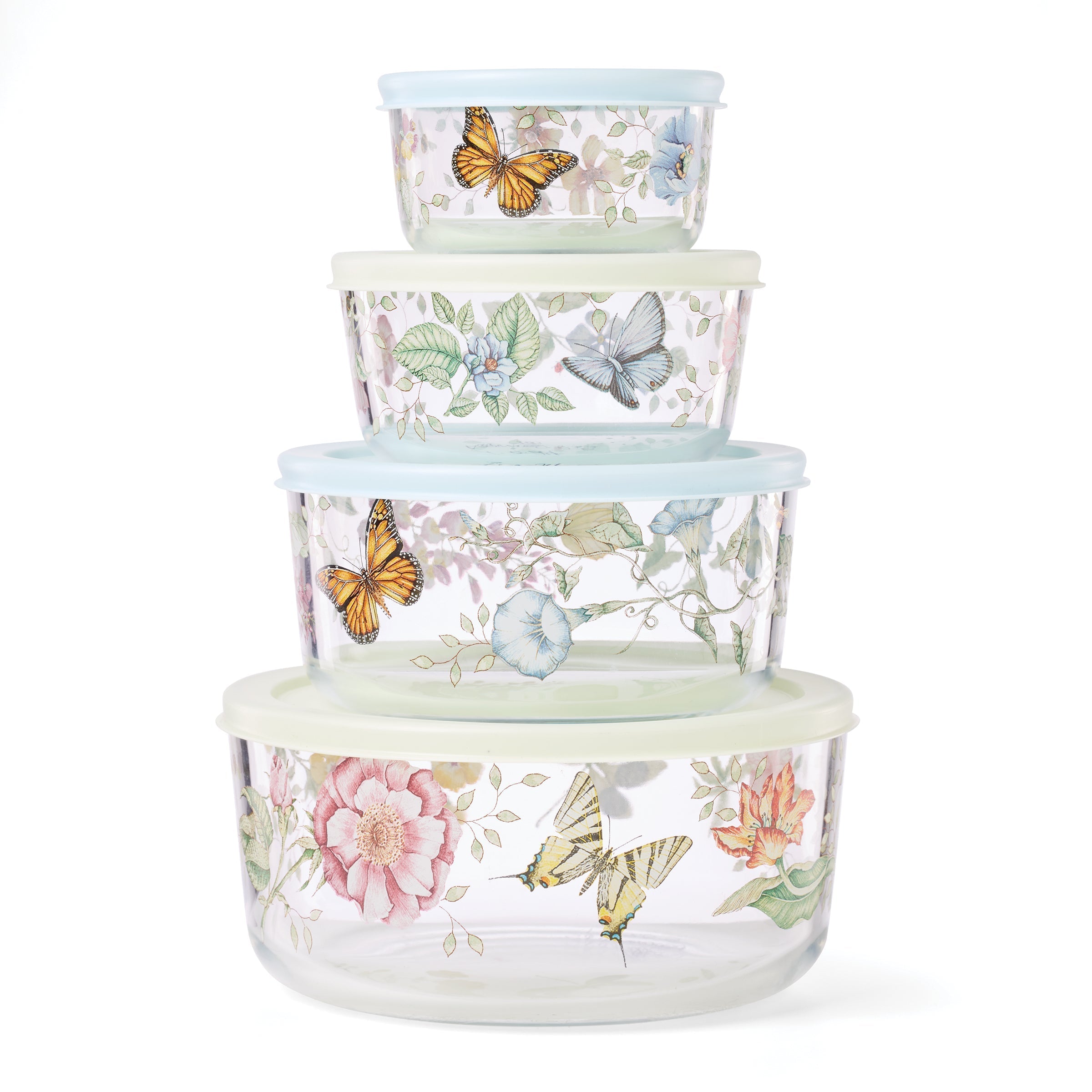 Lenox Westmore Butterfly Meadow Glass Containers, Set of 4 - Image 4