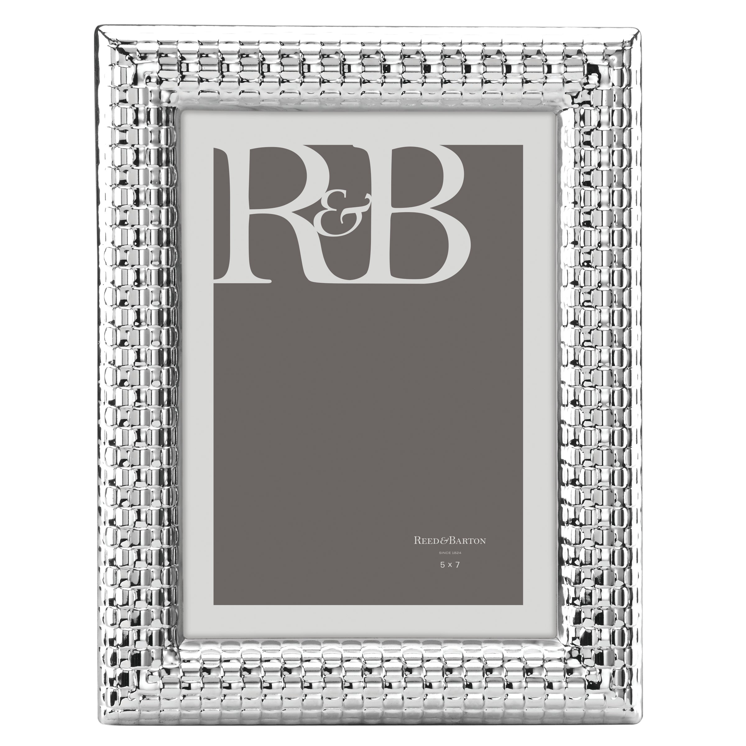 Lenox Westmore Watchband Silver 5x7 Photo Frame