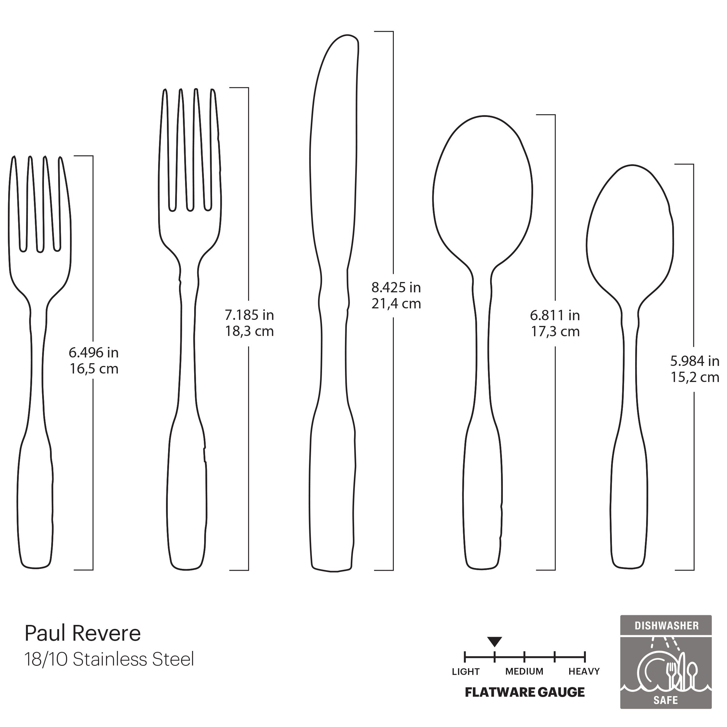 Lenox Westmore Paul Revere 5-Piece Place Setting - Image 3