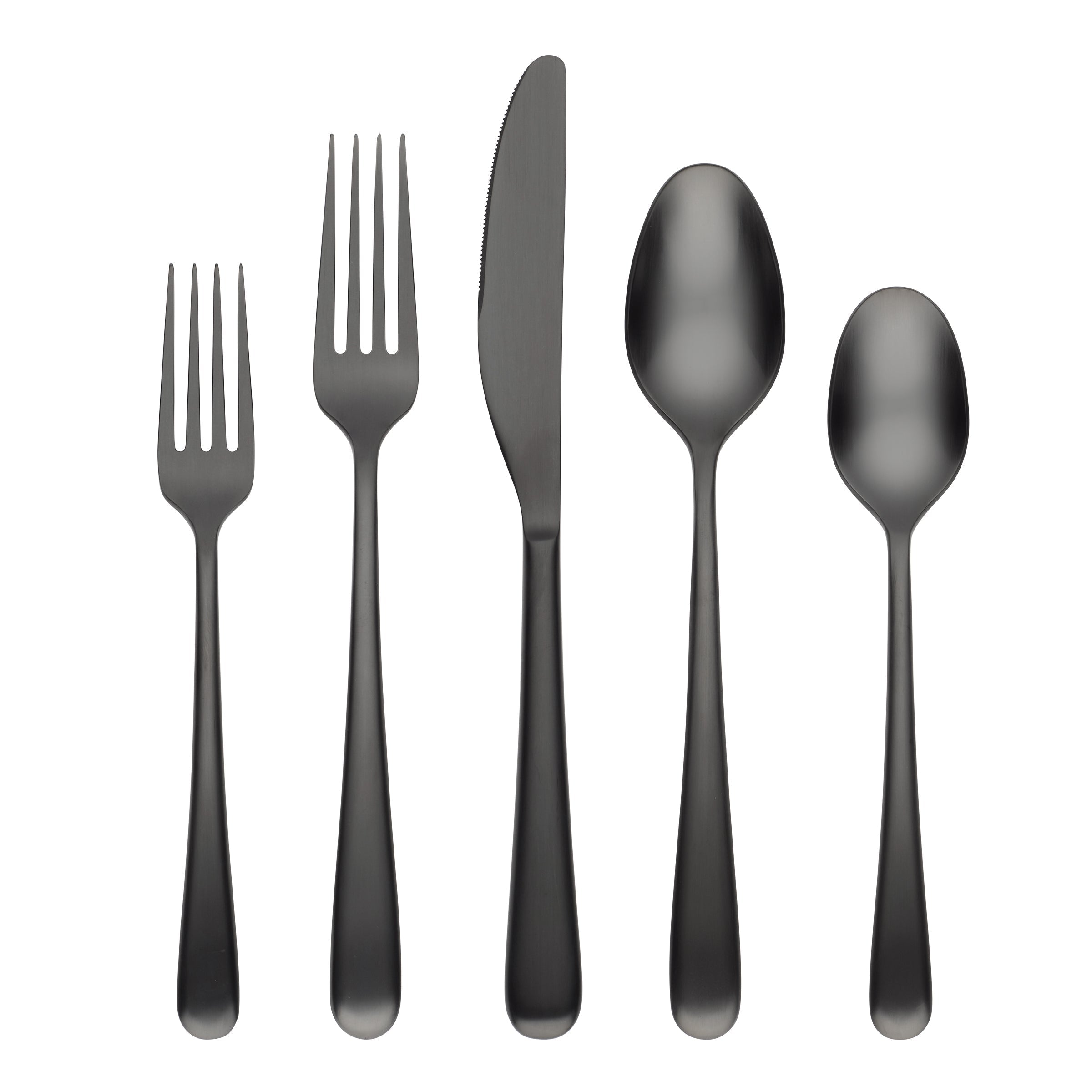 Lenox Westmore Rafael Black Satin 20-Piece Flatware Set