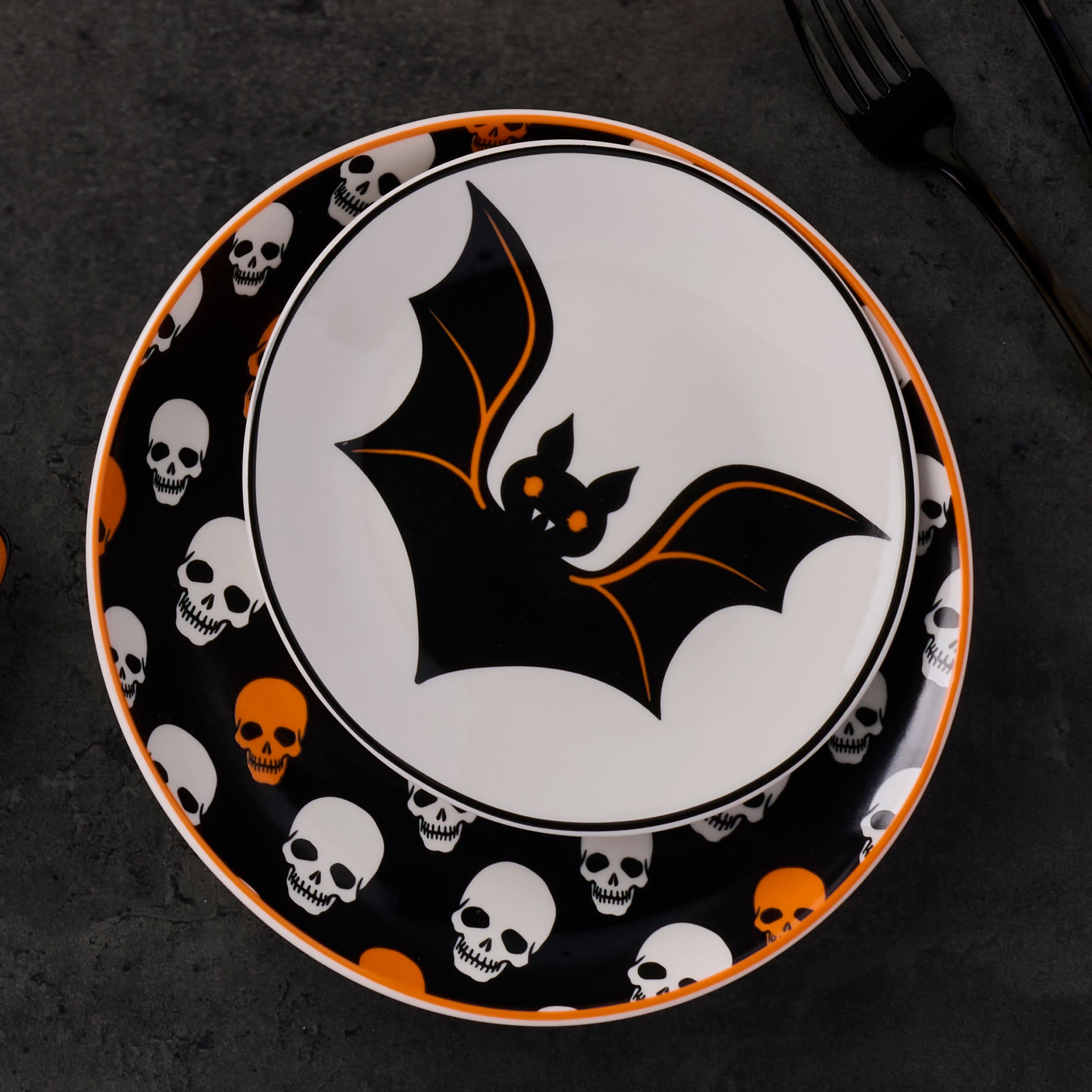 Lenox Westmore Vintro Halloween Accent Plates, Set of 4 - Image 7