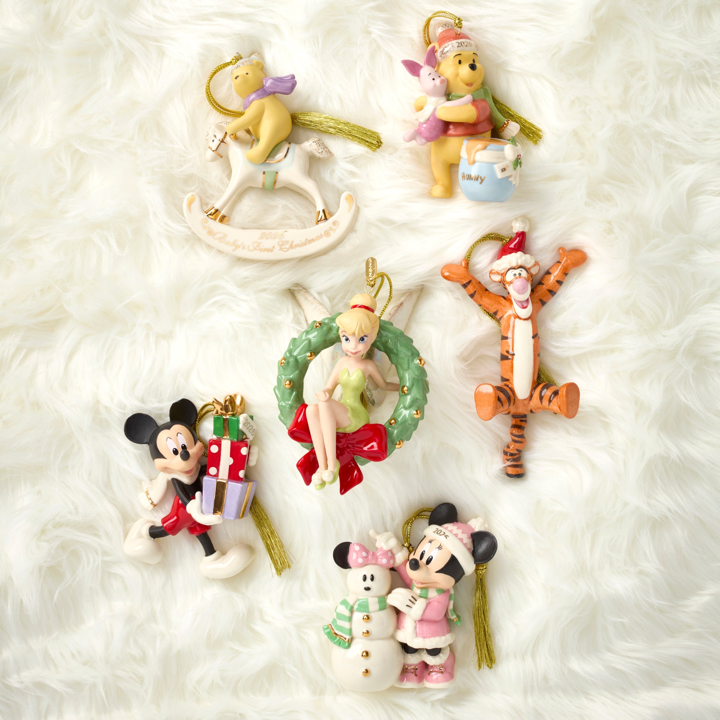 Lenox Westmore 2026 Tinker Bell with Wreath Ornament - Image 3