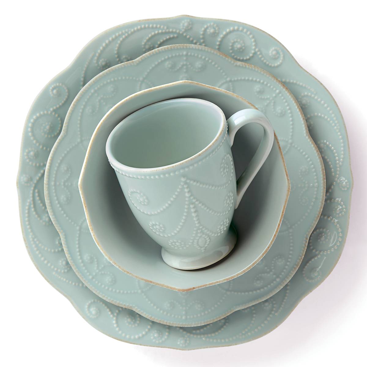 Lenox Westmore French Perle Ice Blue 4-Piece Place Setting - Image 3