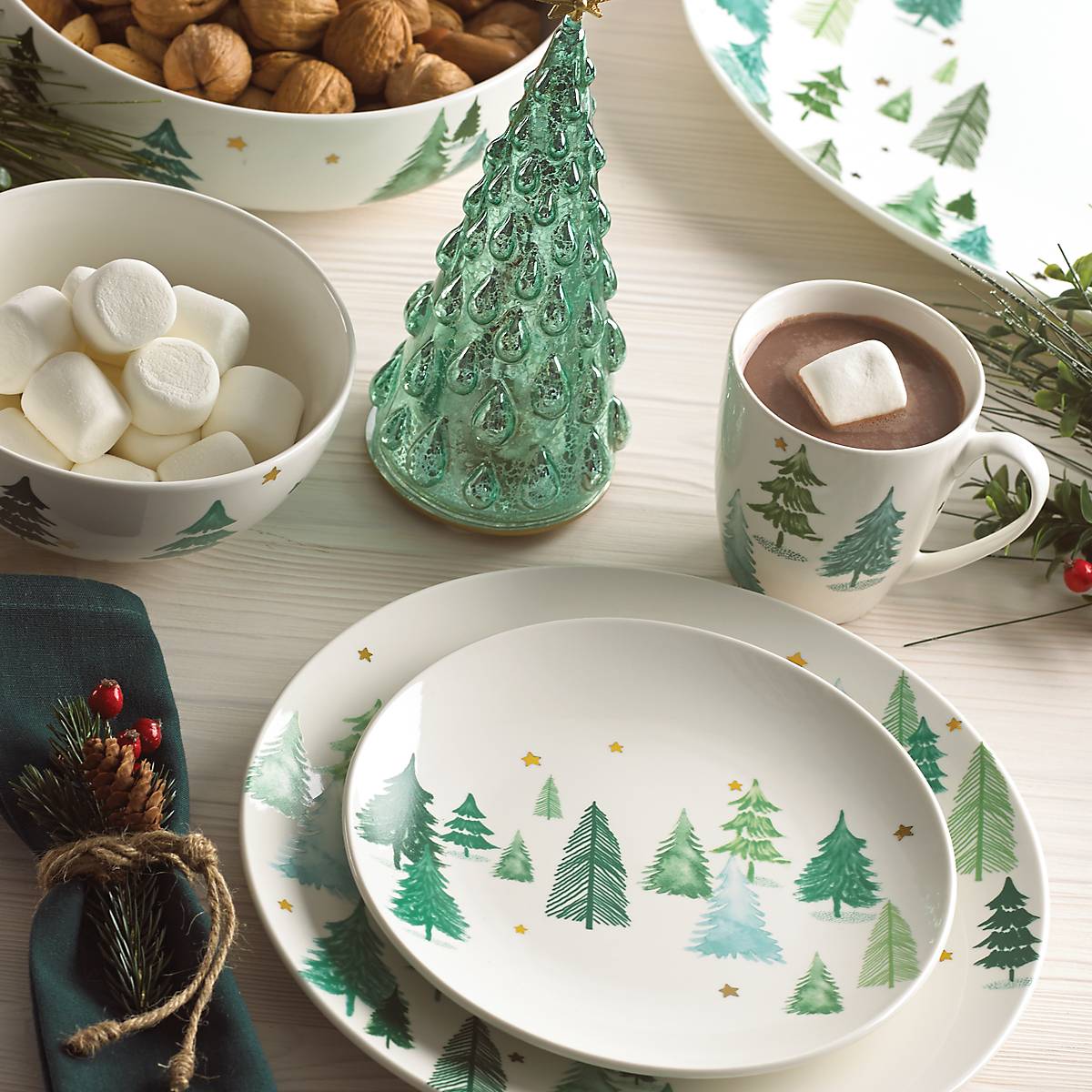 Lenox Westmore Balsam Lane Dinner Plates, Set of 4 - Image 3