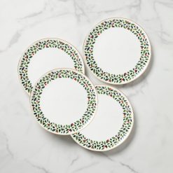 Lenox Westmore Evergreen Dinner Plates, Set of 4