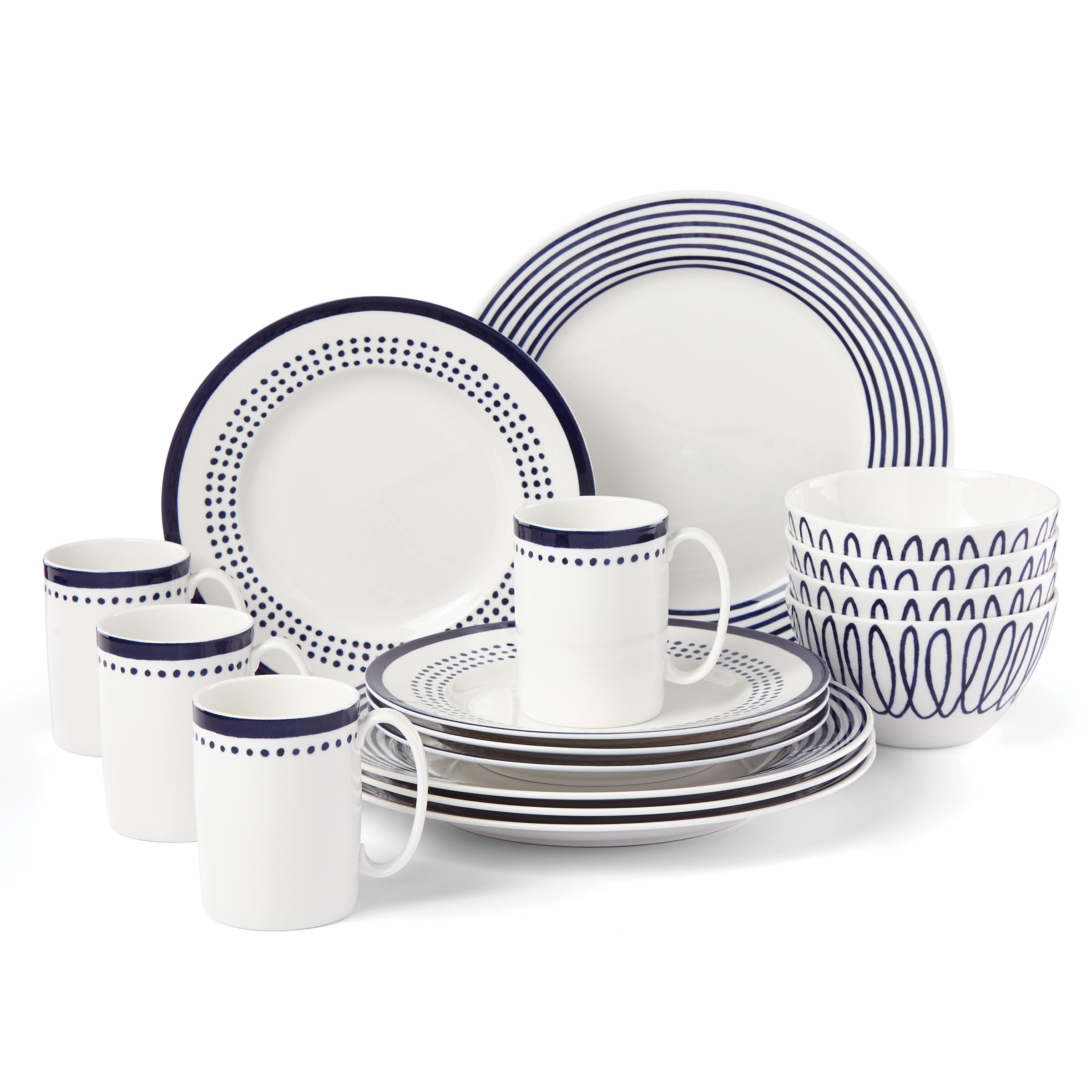 Lenox Westmore Charlotte Street East 16-Piece Dinnerware Set
