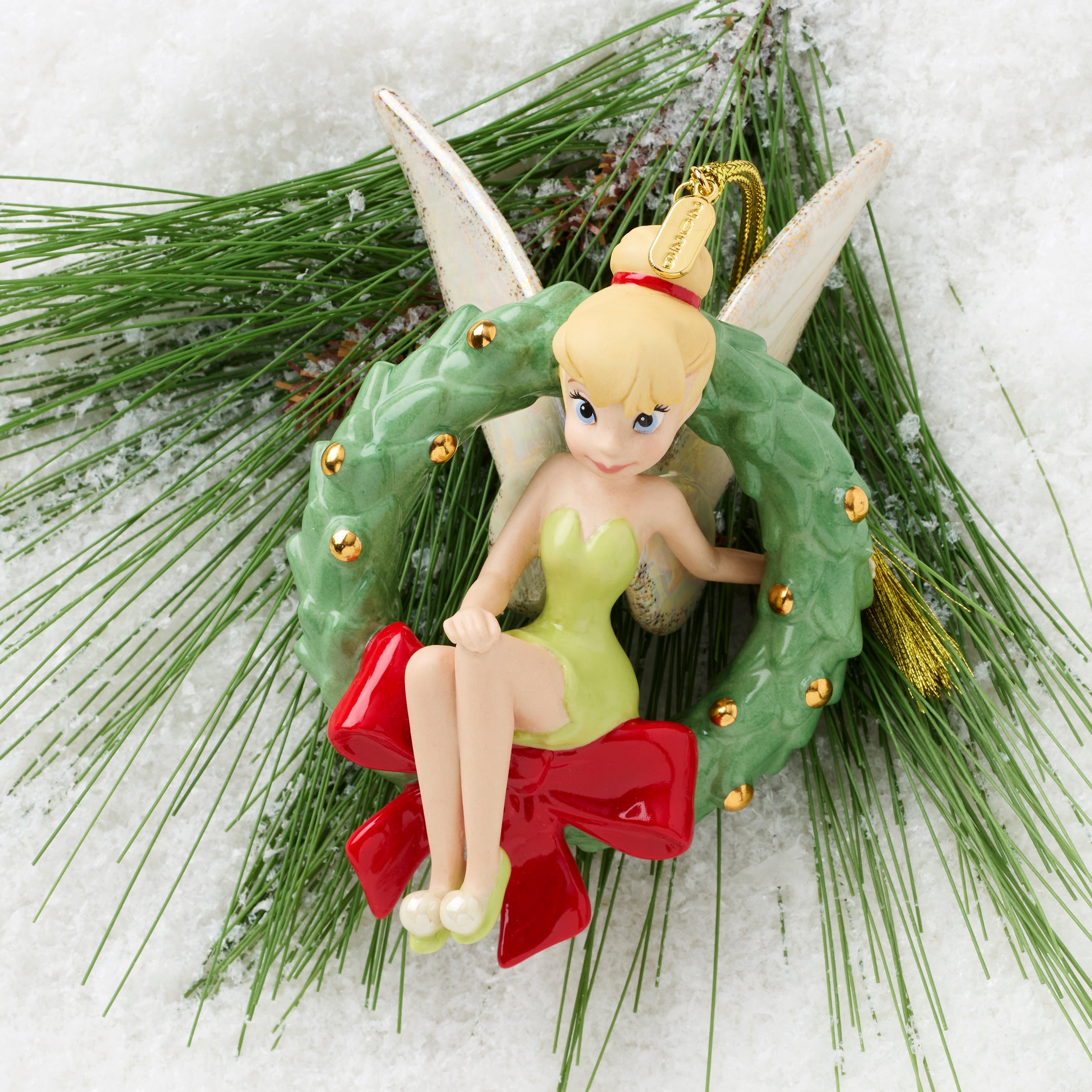 Lenox Westmore 2026 Tinker Bell with Wreath Ornament - Image 2