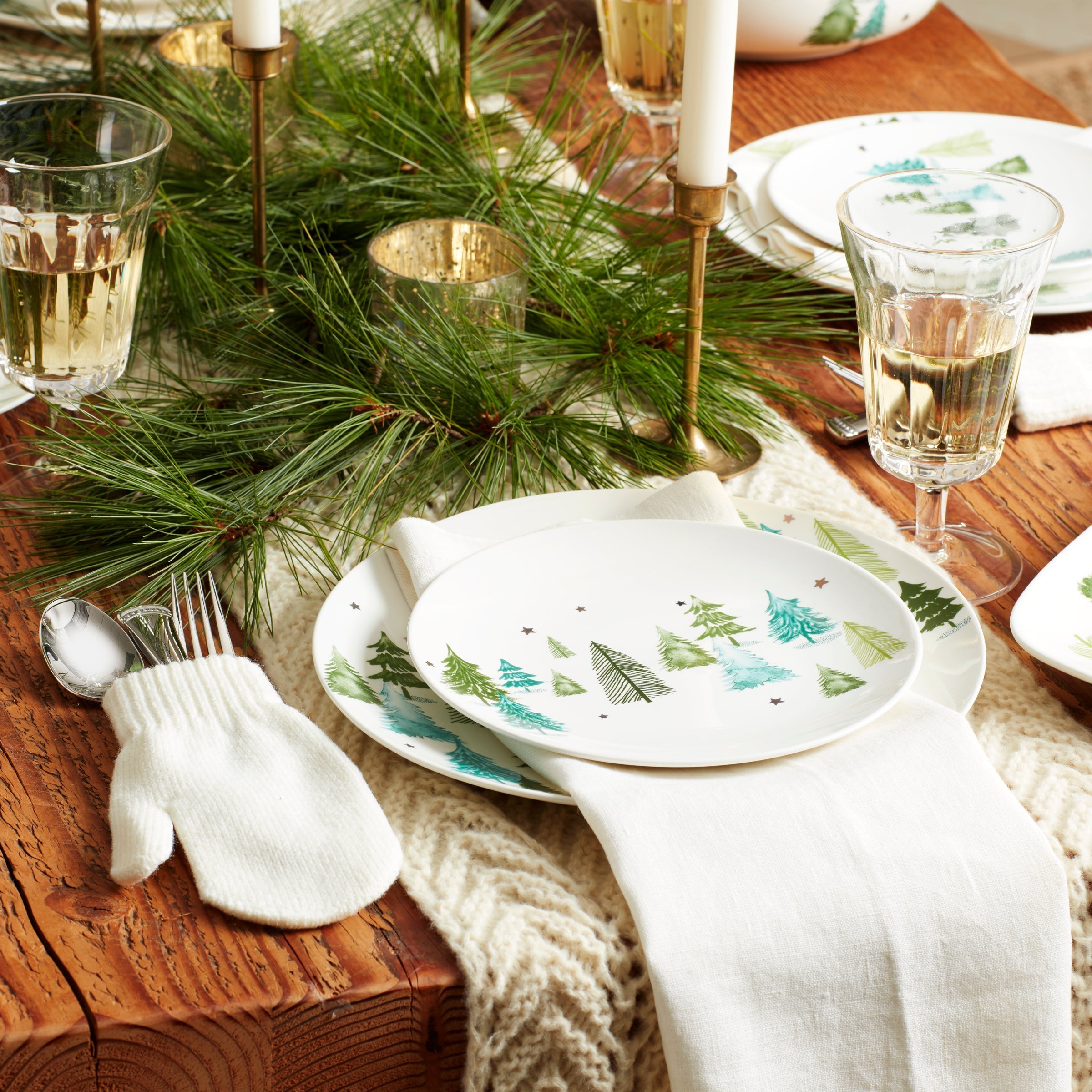 Lenox Westmore Balsam Lane 12-Piece Dinnerware Set - Image 4