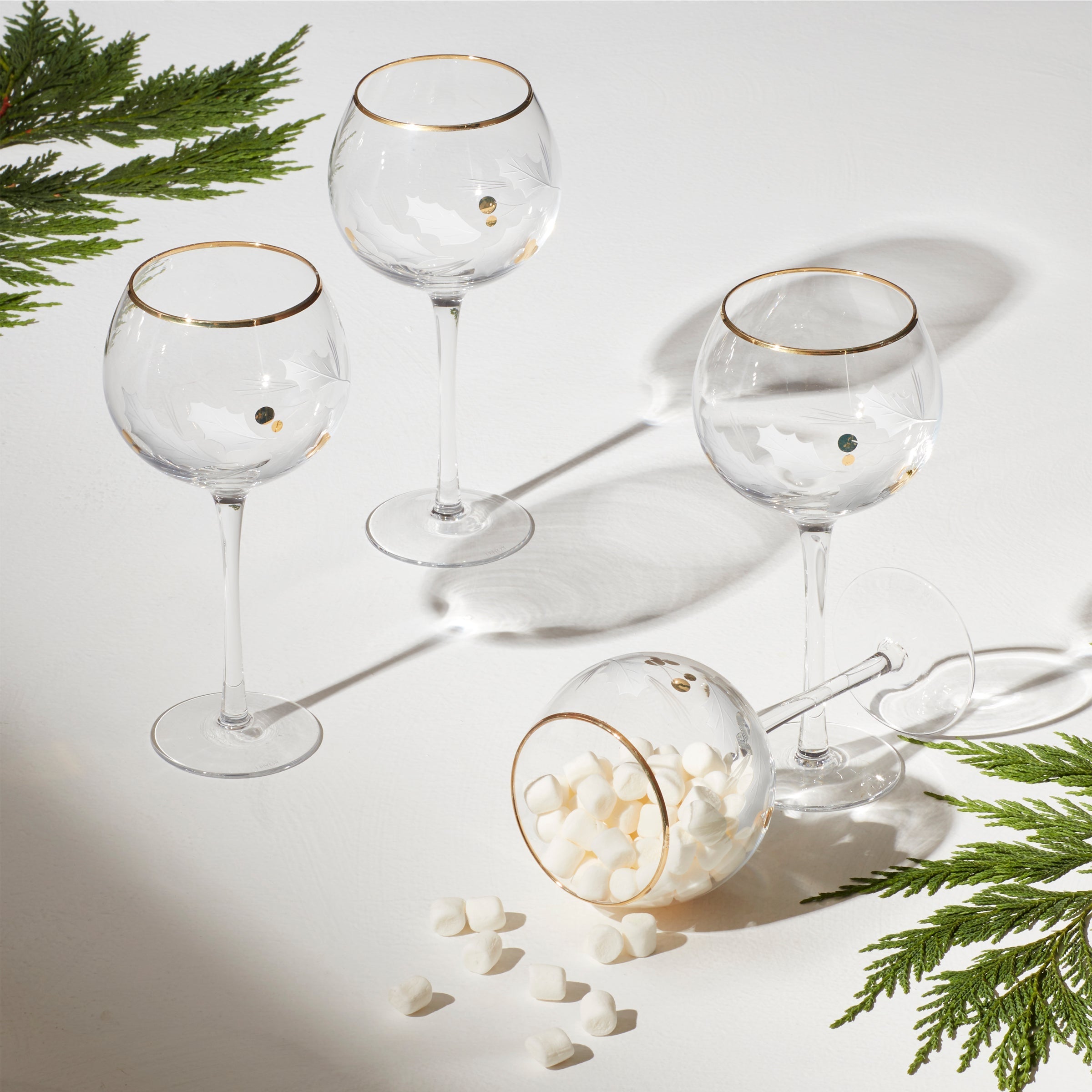 Lenox Westmore Holiday Gold Balloon Glasses, Set of 4 - Image 2