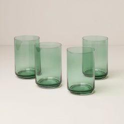 Lenox Westmore Tuscany Stackable Classics Green Coolers, Set of 4