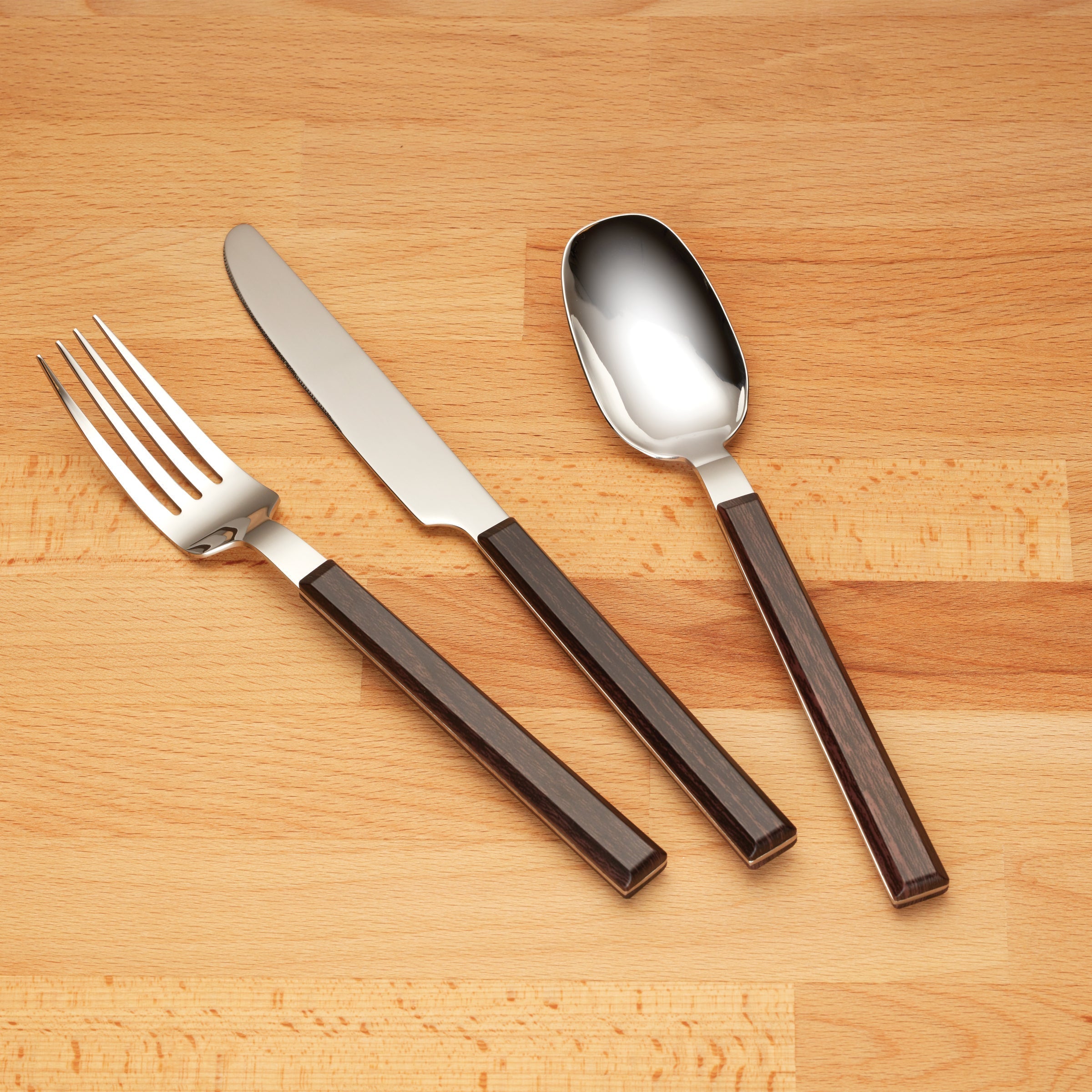 Lenox Westmore Henley Brown 16-Piece Flatware Set - Image 3