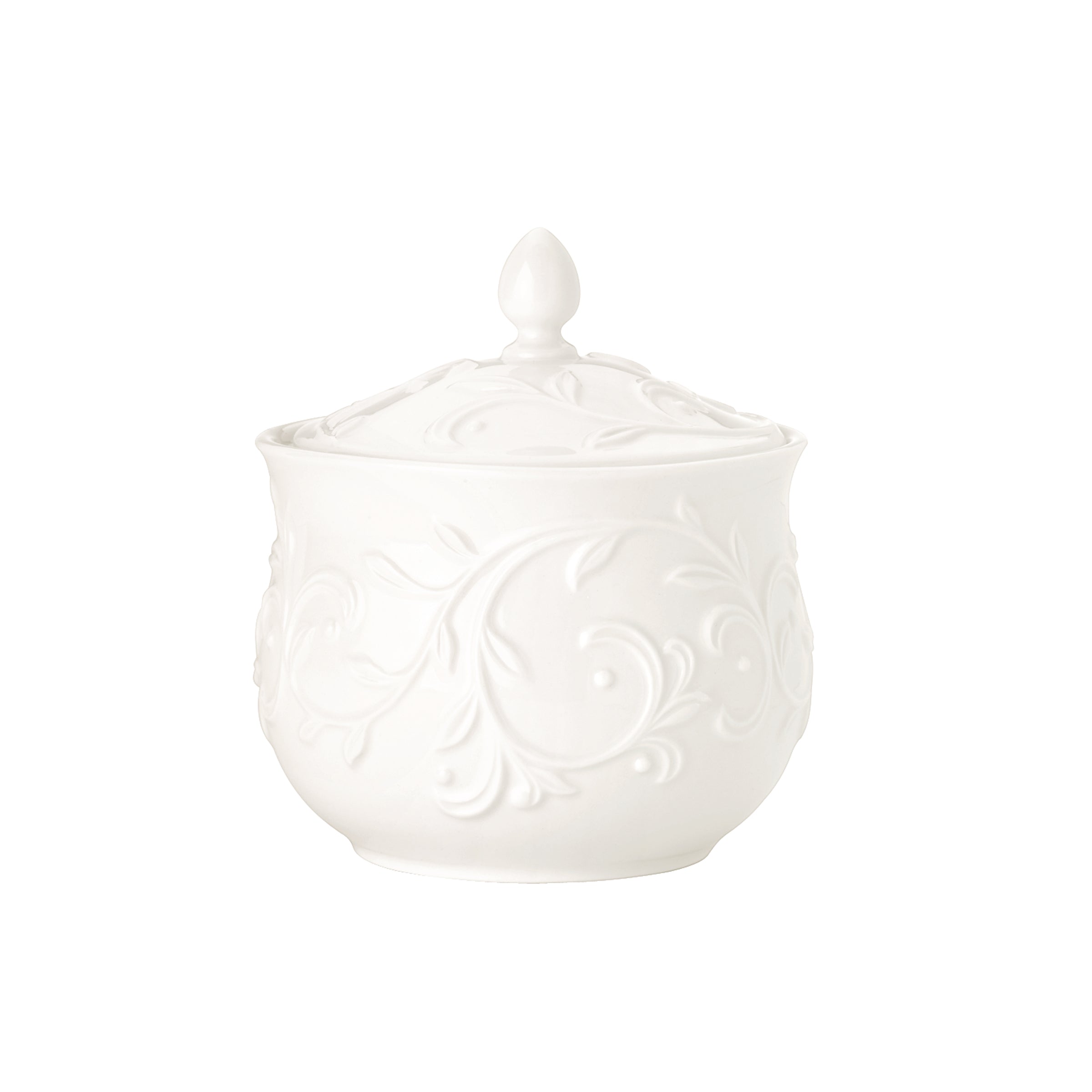 Lenox Westmore Opal Innocence Carved Sugar Bowl