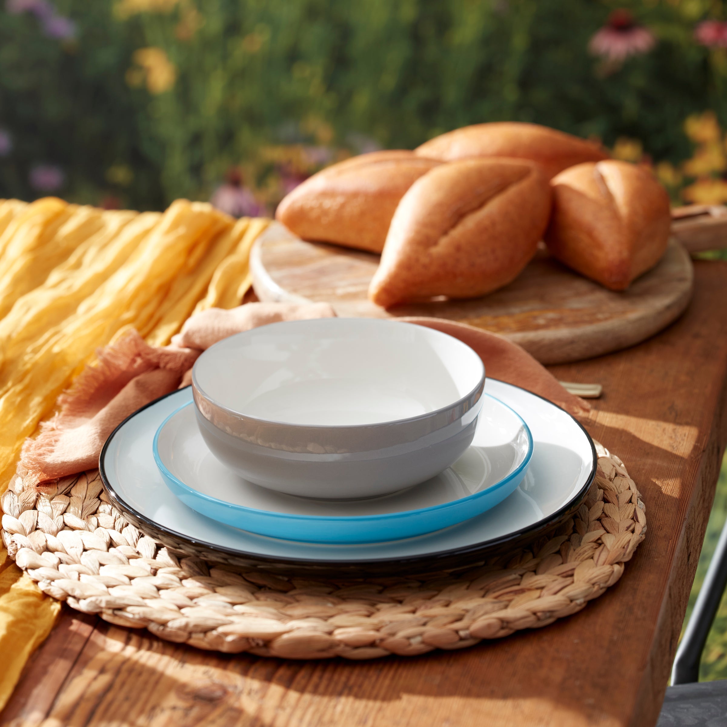 Lenox Westmore 24 Seven Colors Sunbaked 12-Piece Dinnerware Set - Image 3