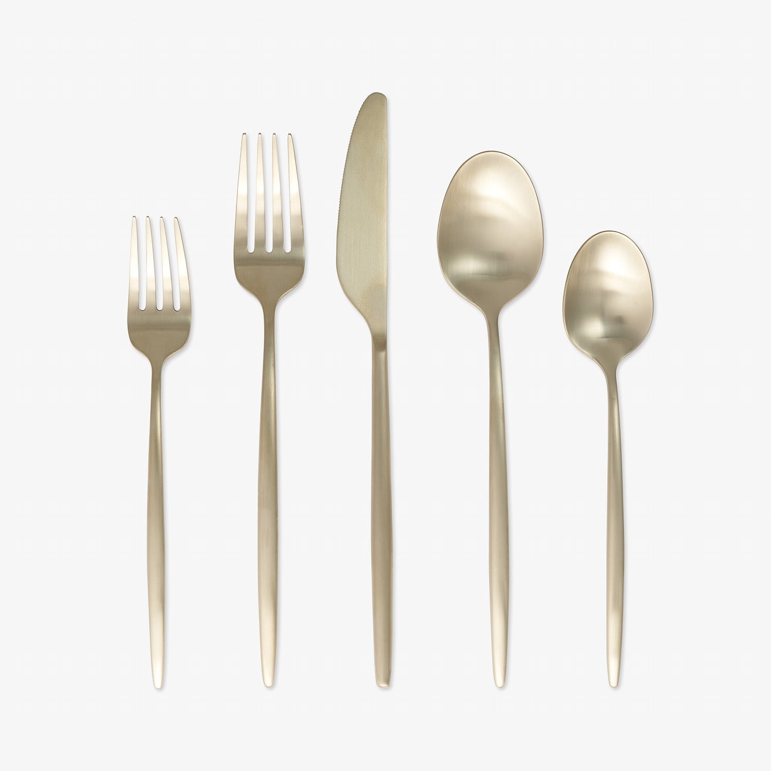 Lenox Westmore Gaze Champagne Satin 20-Piece Flatware Set - Image 2
