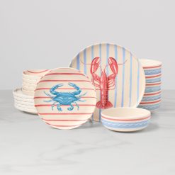 Lenox Westmore 24 Seven Melamine Wharfside 18-Piece Dinnerware Set
