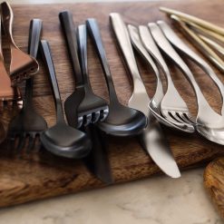 Alternative view of Lenox Westmore Isobel Black Satin 20-Piece Flatware Set