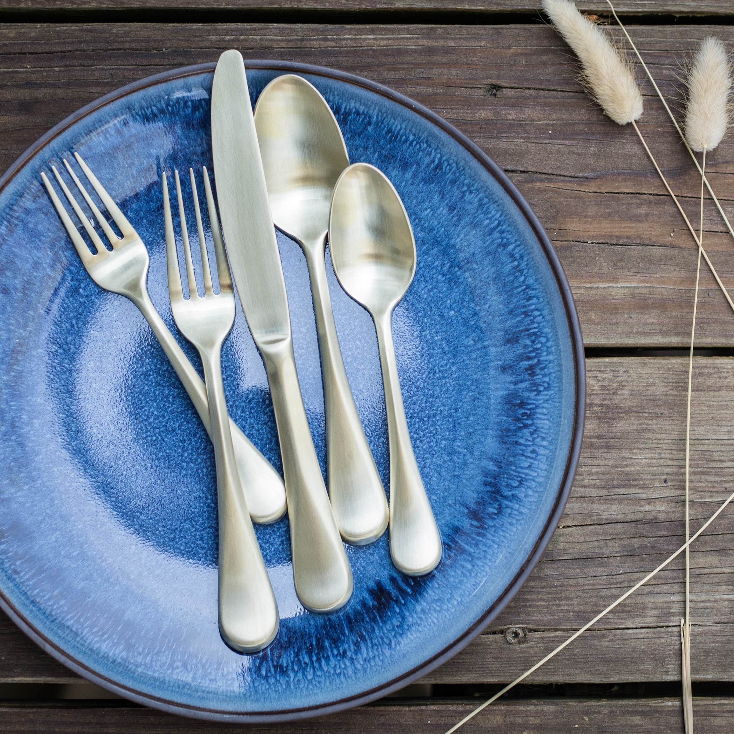 Lenox Westmore Eloquence Champagne Satin 20-Piece Flatware Set - Image 7