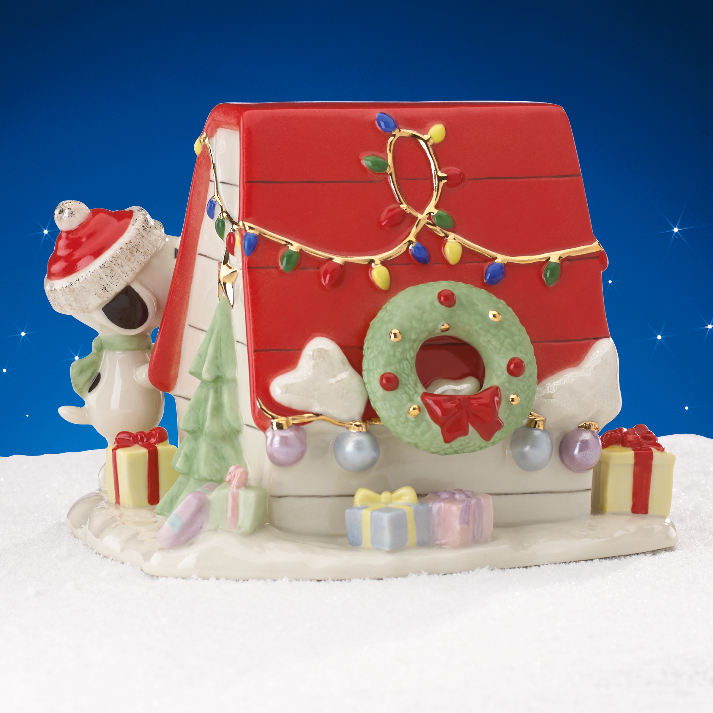 Lenox Westmore Snoopy's Christmas Decor For You Figurine - Image 3