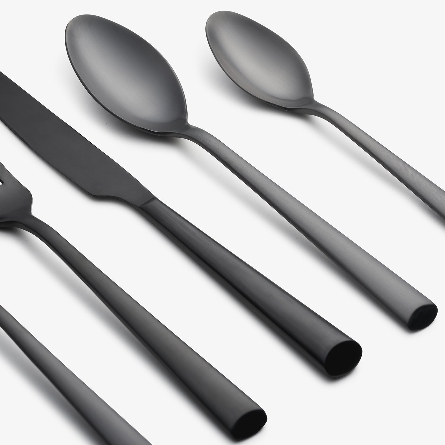 Lenox Westmore Gilda Black Satin 20-Piece Flatware Set - Image 4