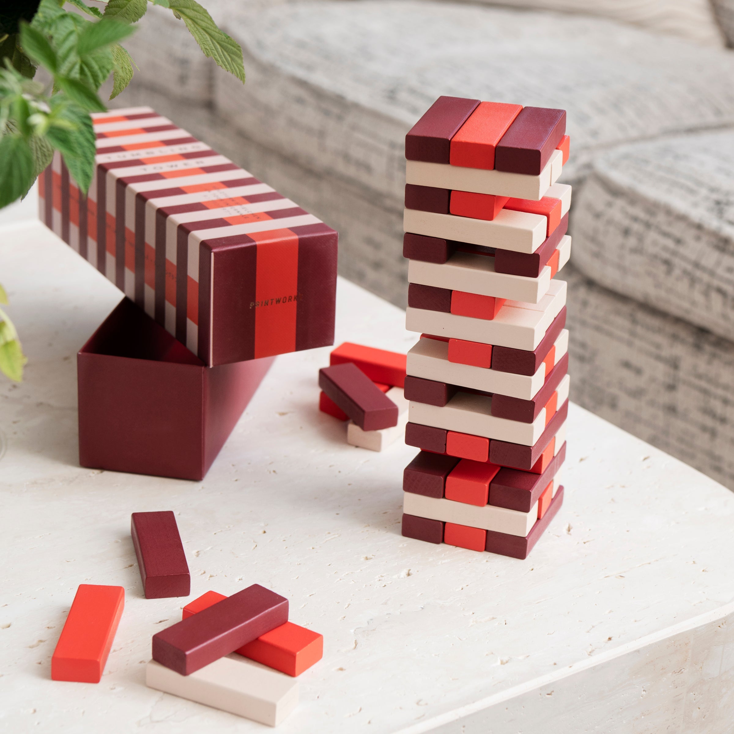 Lenox Westmore Red Tumbling Tower Game - Image 2