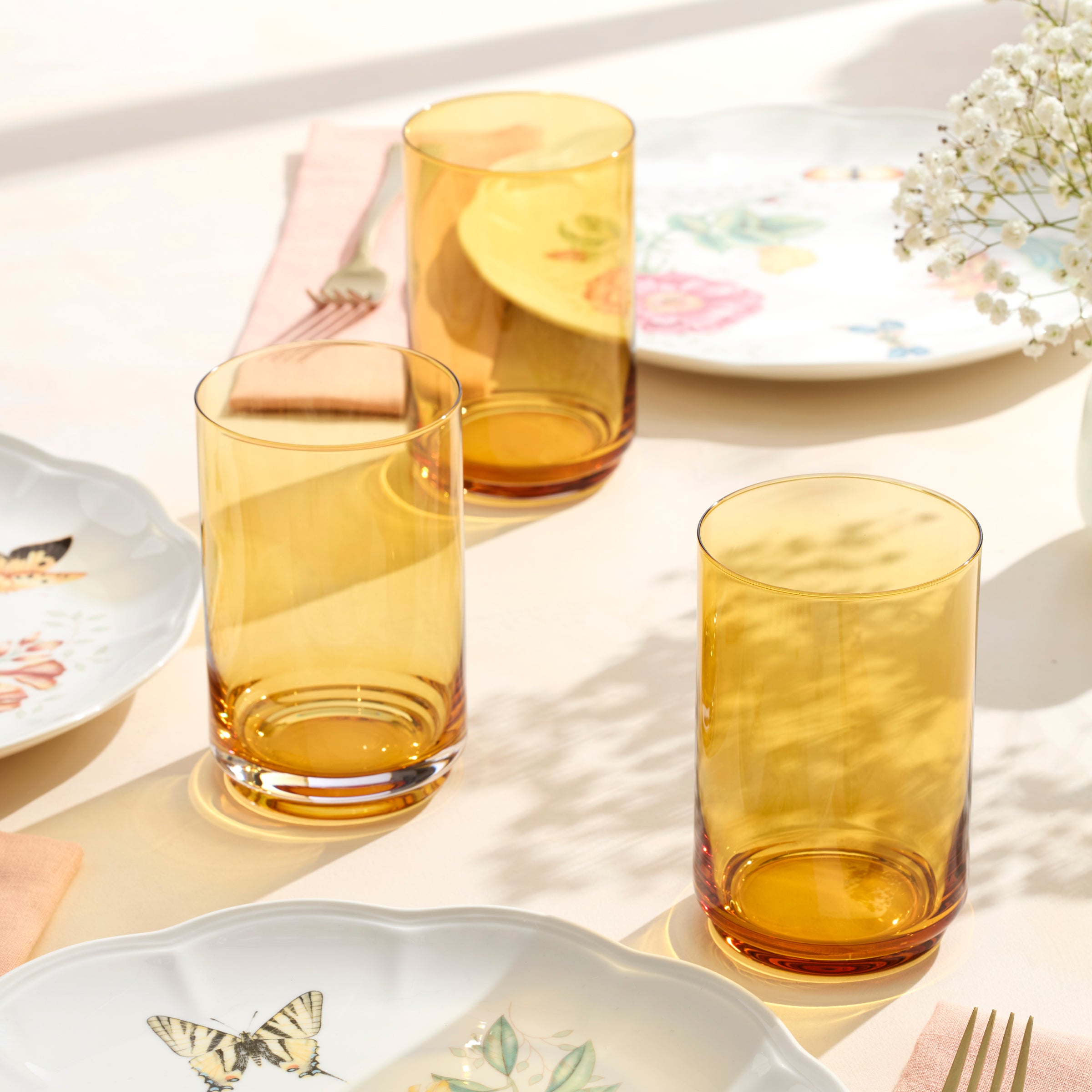 Lenox Westmore Tuscany Classics Stackable Amber Coolers, Set of 4 - Image 4