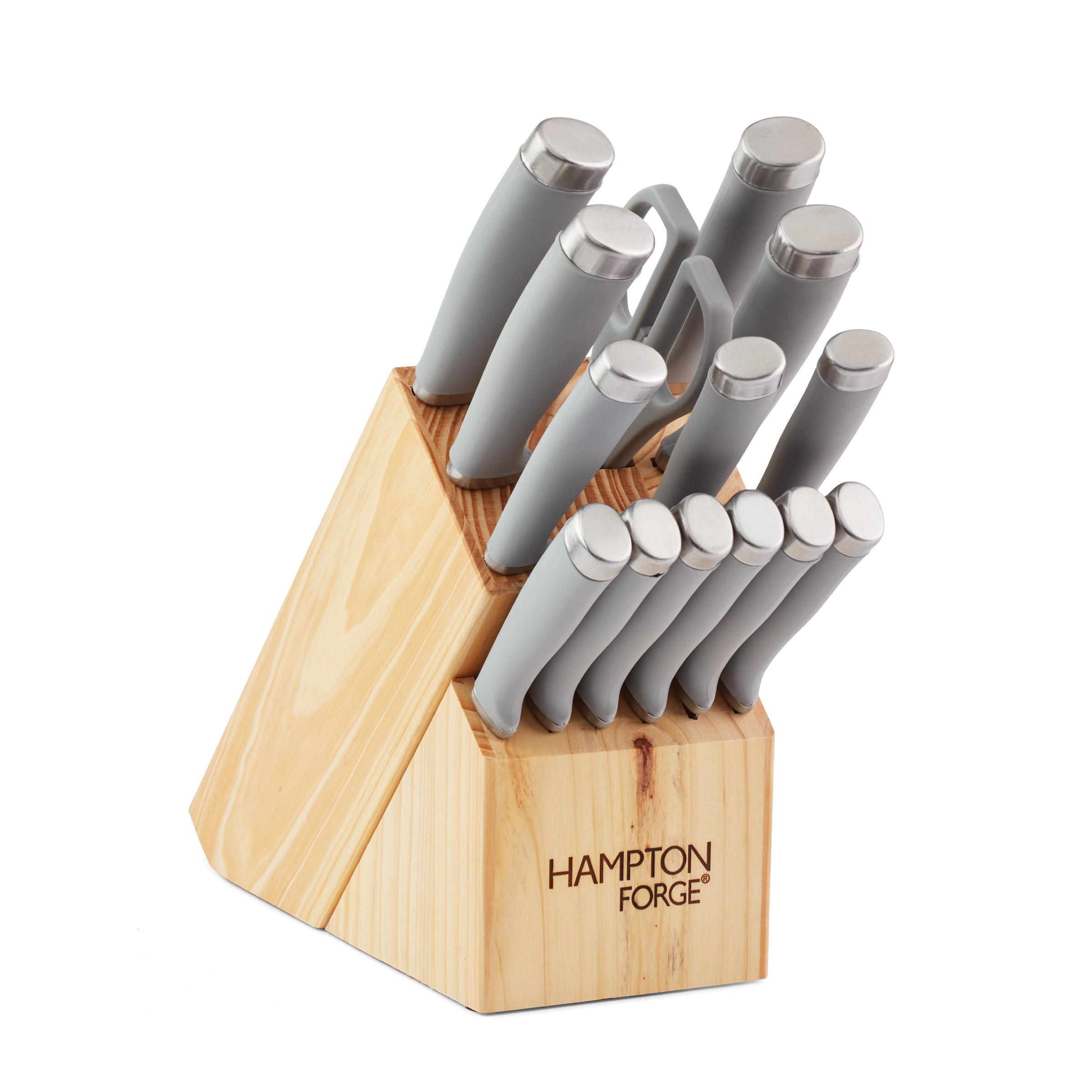 Lenox Westmore Epicure Cool Grey 15-Piece Cutlery Block Set - Image 6