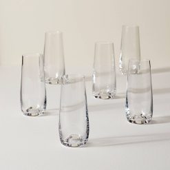 Lenox Westmore Tuscany Classics Stemless Flute Glasses, Set of 6