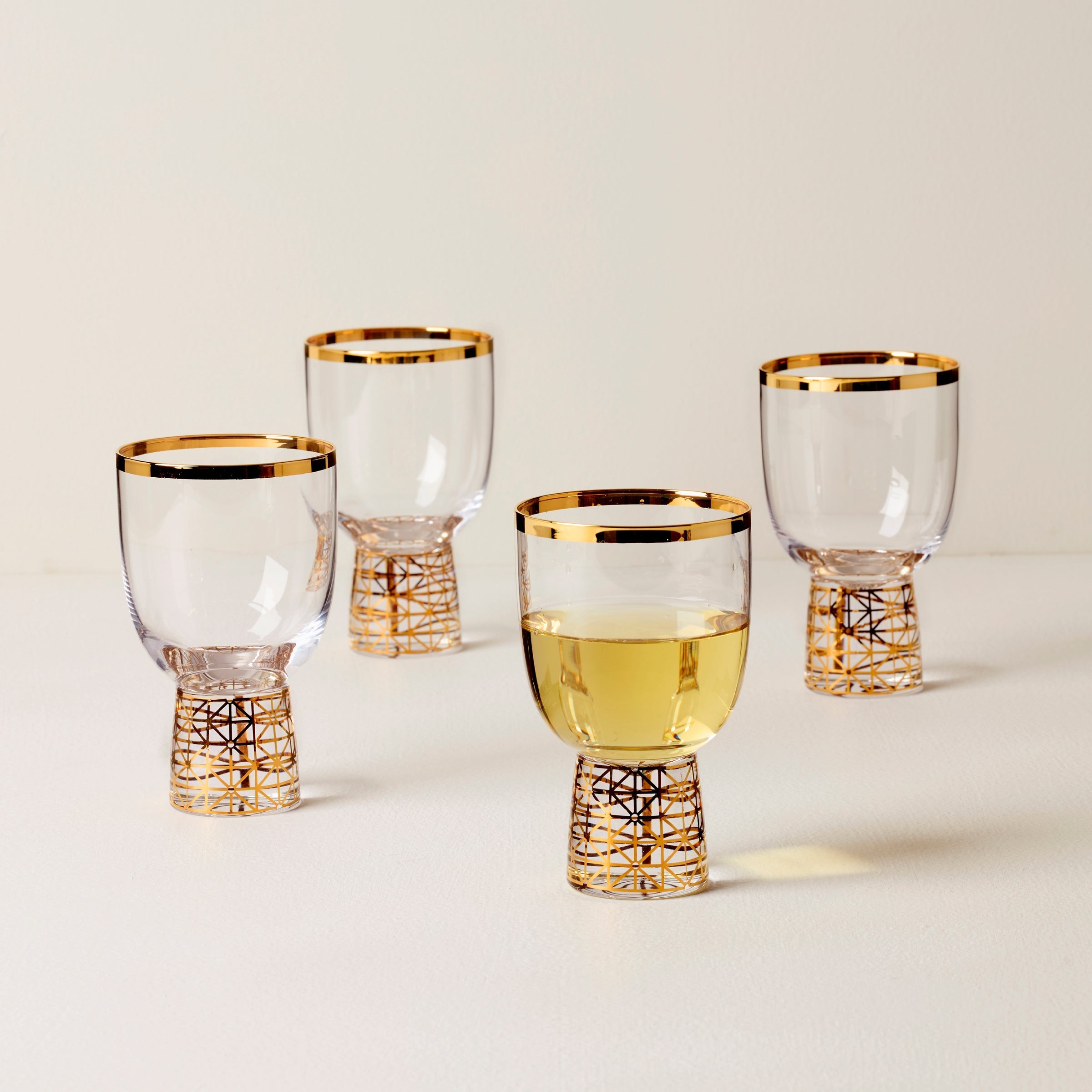 Lenox Westmore Tuscany Classics Gold Frost Wine Glasses, Set of 4 - Image 2