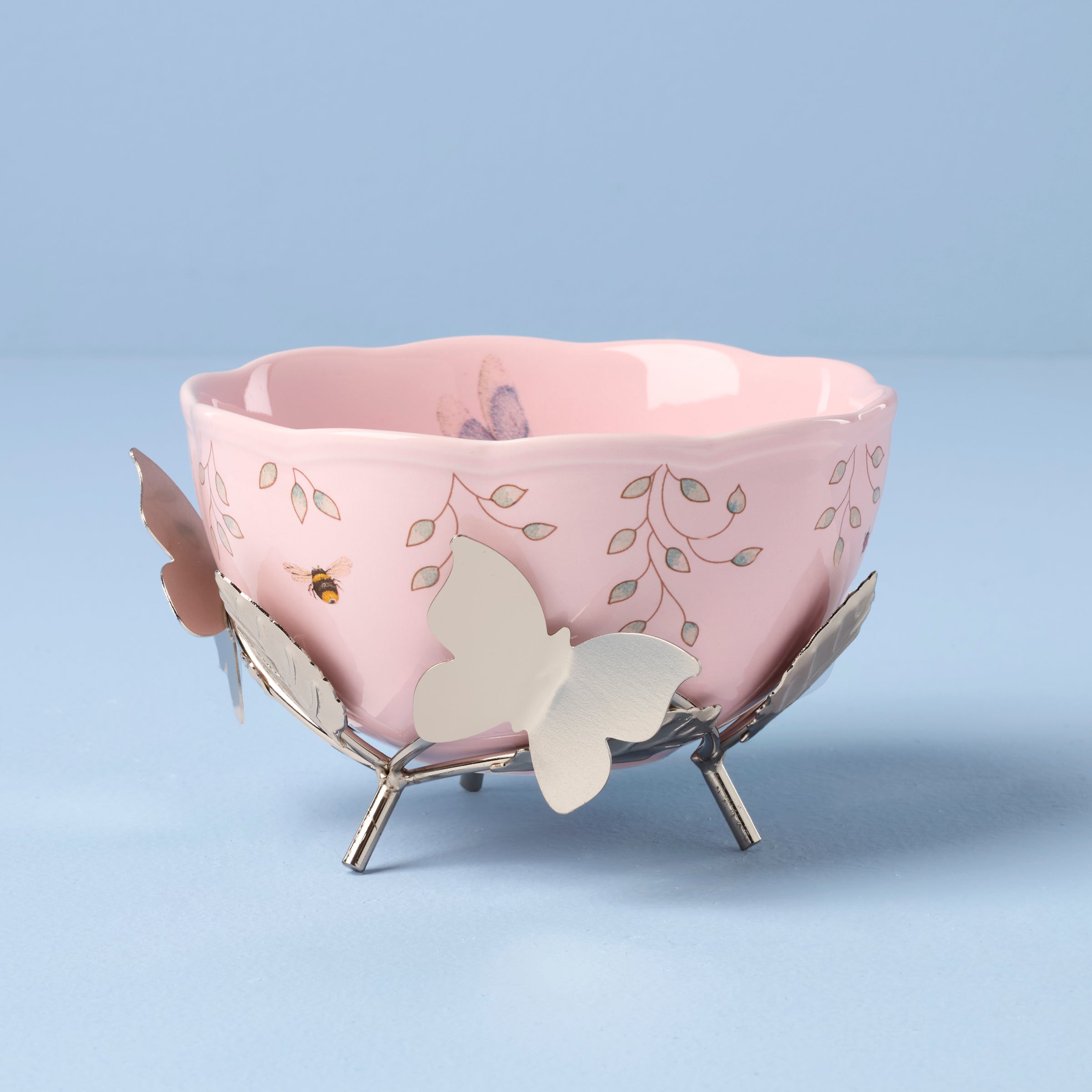 Lenox Westmore Butterfly Meadow Bowl with Stand