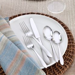 Alternative view of Lenox Westmore Mooncrest Satin 20-Piece Flatware Set