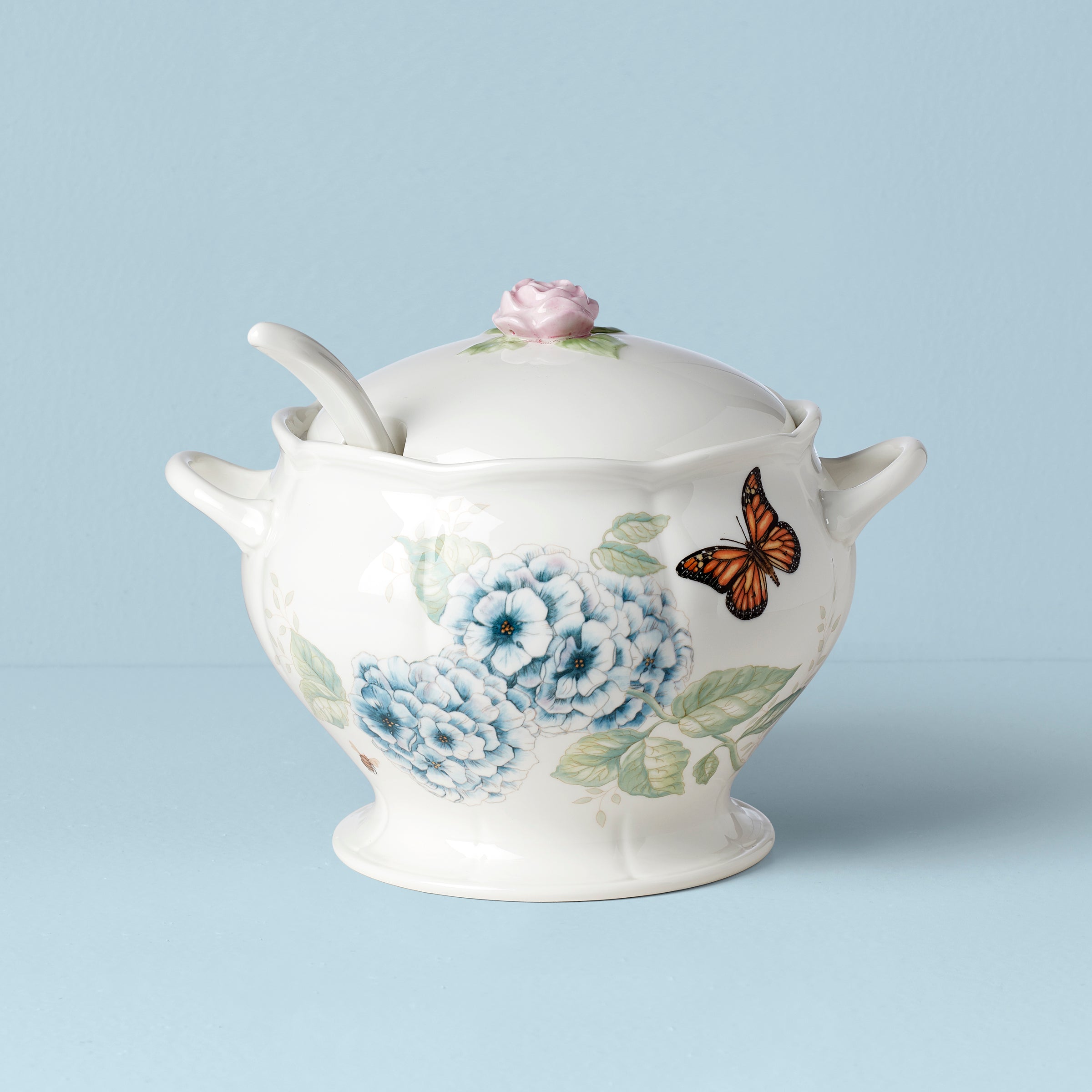 Lenox Westmore Butterfly Meadow 2-Piece Tureen & Ladle Set - Image 2